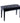 Black Solid Wood PU Leather Piano Bench Padded Double Duet Keyboard Seat Storage