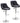 Hydraulic Bar Stool YB-801B (Set of 2)